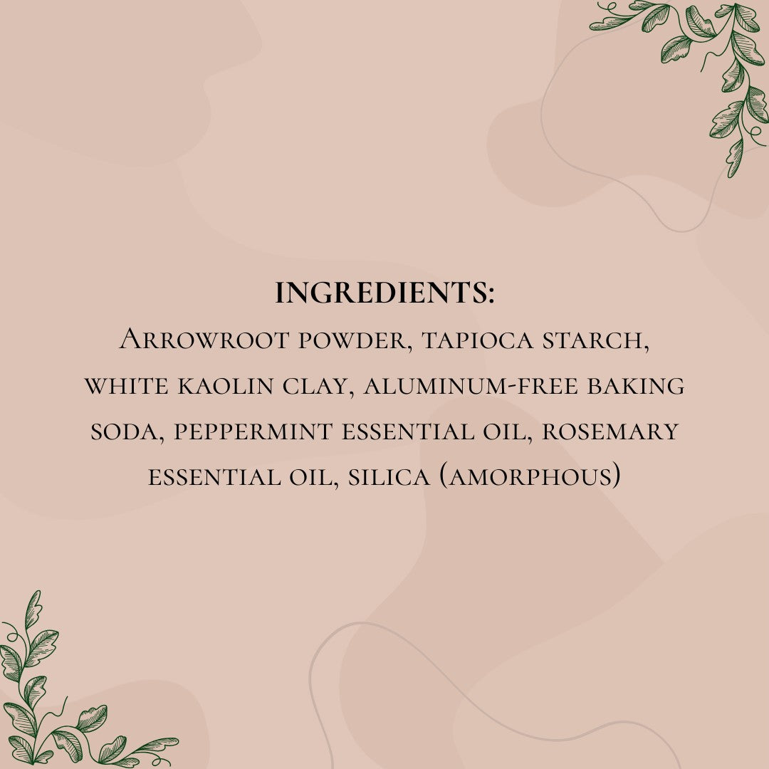 Peppermint + Rosemary Dry Shampoo + Body Powder