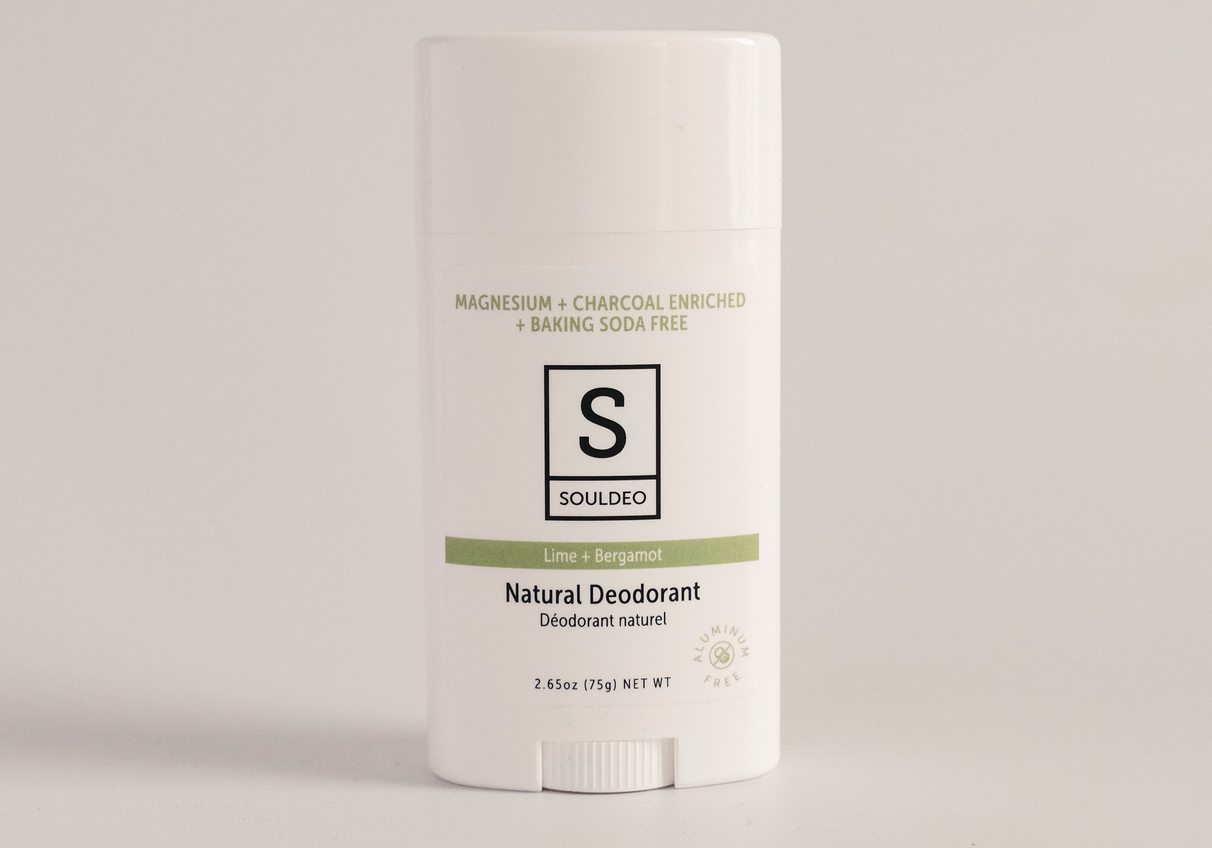 Baking Soda Free Lime + Bergamot Natural Deodorant Regular 2.65 oz