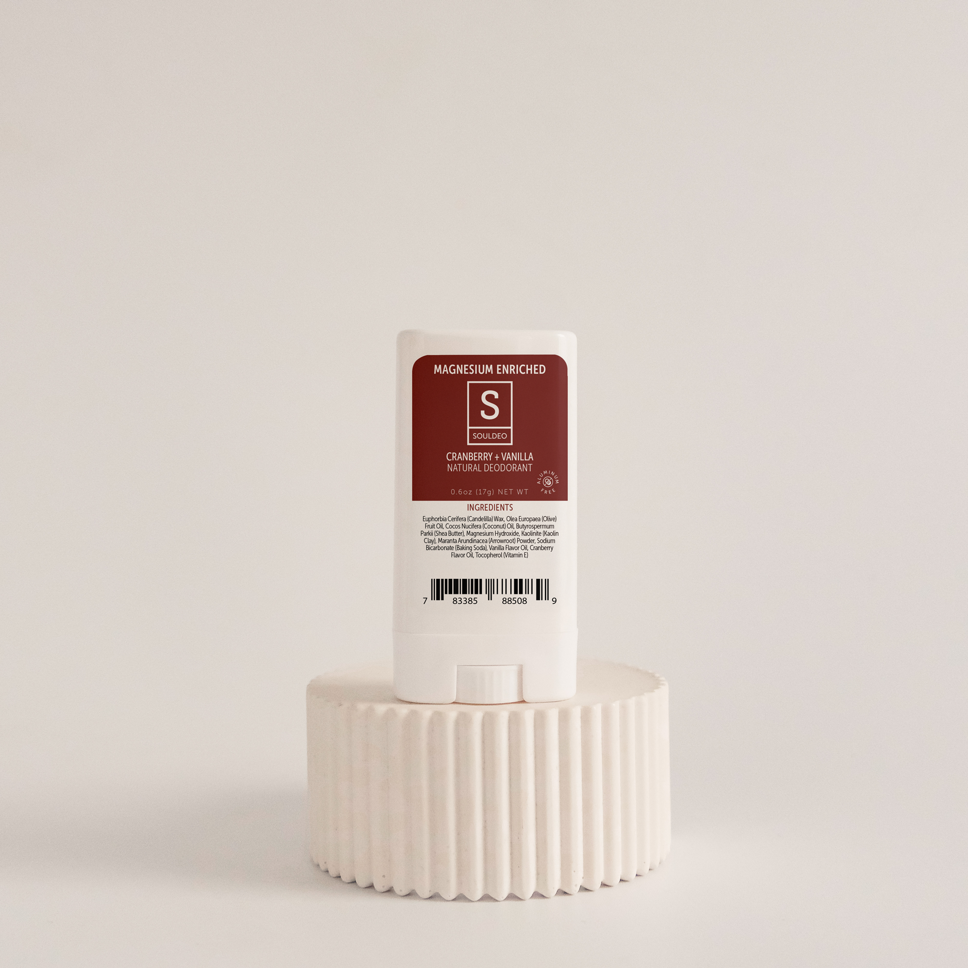 Cranberry + Vanilla Natural Deodorant
