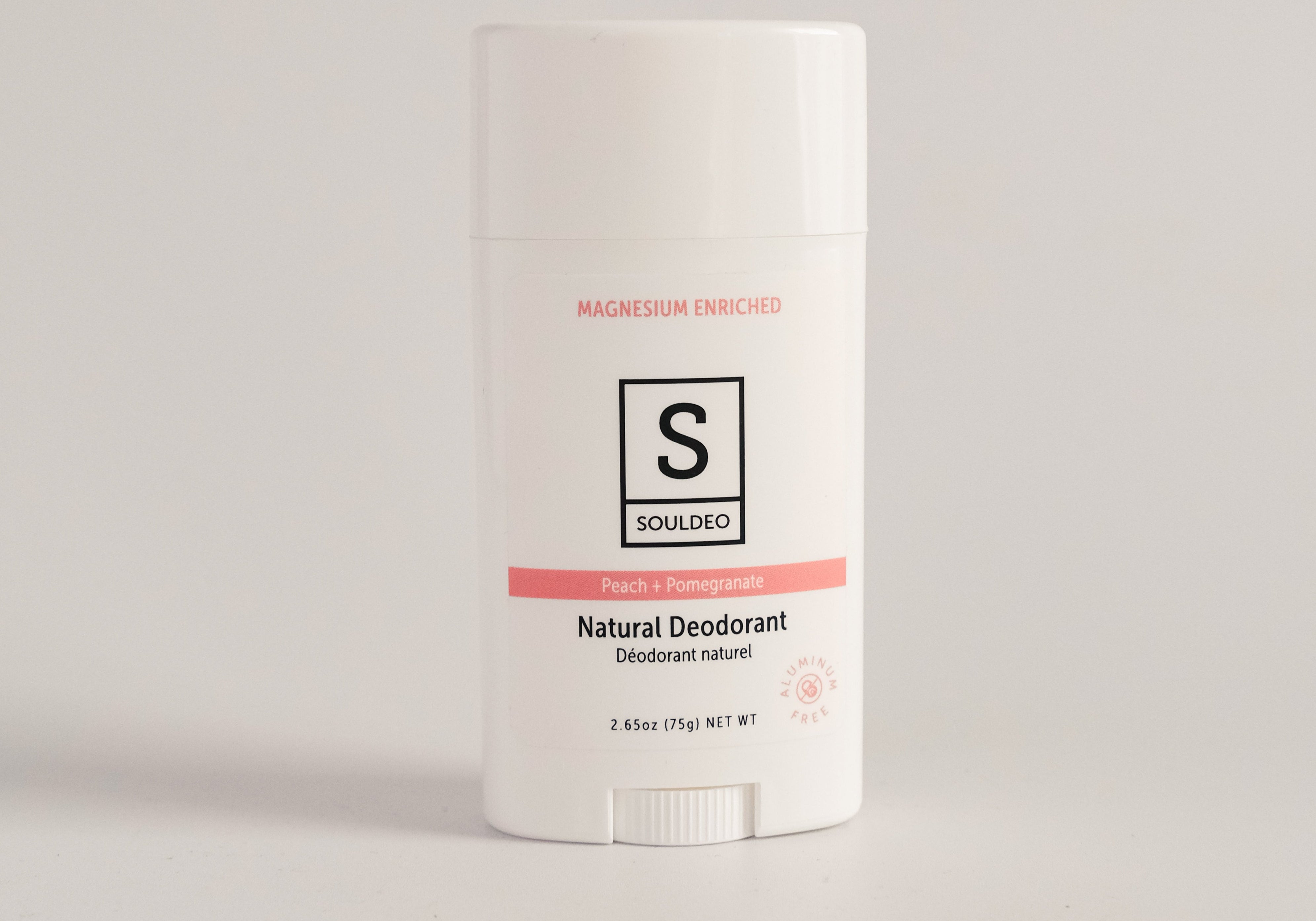 Peach + Pomegranate Natural Deodorant Regular 2.65