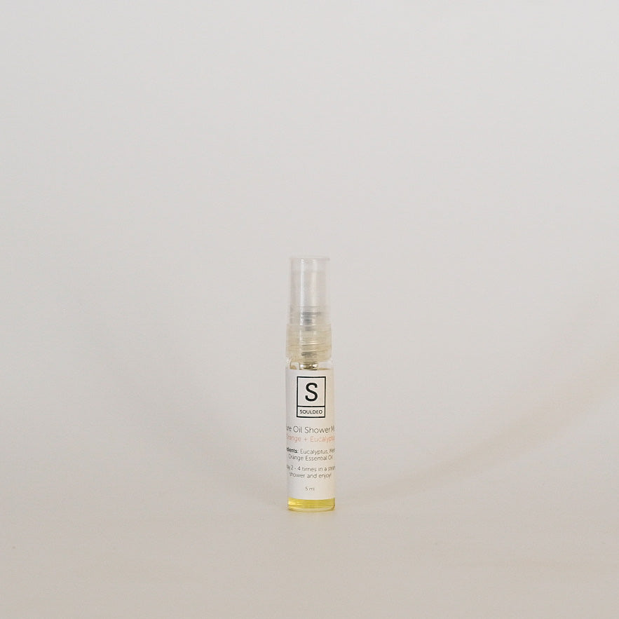 Orange + Eucalyptus - Pure Oil Shower Mist Travel 5 ml